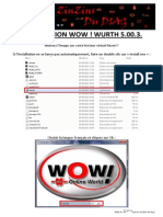 Installation Wow Wurth 5.00.3