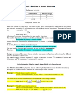 Section 1 - Revision of Atomic Structure: Mass Number 23