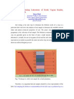 Soil and Water Testing Labortary of KVK, Kapurthala, (P.A.U, Ludhiana)
