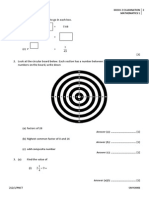 Year 8 Mid Exam Paper 1