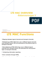 Lte Mac Overview: - Balamourougan V