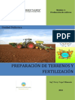 Manual de Preparación de Terrenos y Fertilizacion