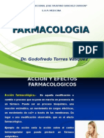 Acción y Efectos Farmacológicos