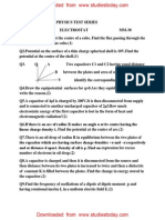 CBSE Class 12 Physics Assignment - Electrostat