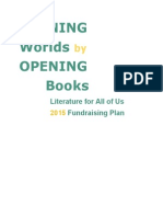 Opening Worlds Opening Books: Literature For All of Us Fundraising Plan