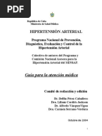 Guia Cubana de Tratamiento para La Hipertension Arterial