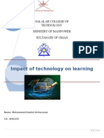 Impact of Technology On Learning