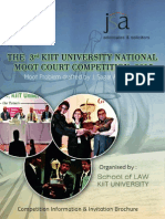 KIIT Moot Court 2015 - Official Brochure PDF