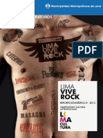 Reporte Estadistico - Lima Vive Rock