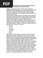 Explain The Main Differences Between The Utilitarianism of Jeremy Bentham and That of John Stuart Mill