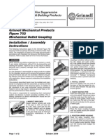 Grinnell Mechanical Products Mechanical Outlet Coupling Installation / Assembly Instructions