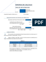 Sistema de Infiltracion