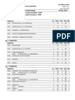 Plan de Estudio Lenguas Extranjeras