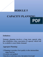 Module 5 Capacity Planning