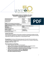 NURS4021 Trent Course Outline