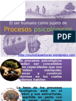 El Ser Humano y Los Procesos Psicologicos