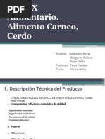 CODEX Alimentario - Carne de Cerdo