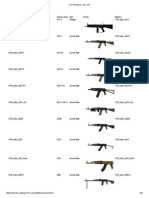 CUP Weapons Class List