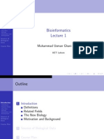 Presentation of Bioinformatics