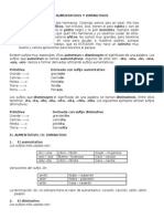 Tema 34a. Aumentativos, Diminutivos, Depreciativos