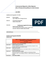 Programa V Encuentro Internacional Migracion PDF