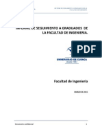 Informe de Seguimiento A Graduados Facultad de Ingenieria