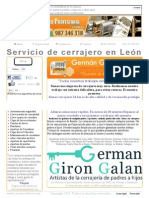 Cerrajero URGENTE en Leon - Cerrajero Certificado.