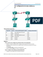 6.2.4.5 Configuración de Rutas Estáticas y Predeterminadas IPv6 F