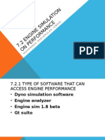 7.2 Engine Simulation On Performance