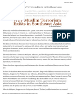  Why Muslim Terrorism Exists in Southeast Asia