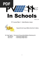 PV Lesson Plan 2 Solar Electric Arrays