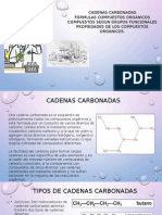 Cadenas Carbonadas EXPOSICION