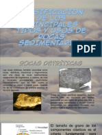 Tipos y Usos Rocas Sedimentarias