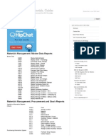 MM Reports in SAP - SAP Materials, Documents, Tutorials