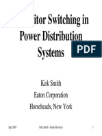 Capacitor Bank Switching