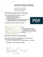 Manufacturing Model of Inventory Control