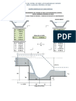 Diseño Hidráulico de Caida - Ingreso KM 0+003