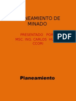 Planeamiento de Minado I