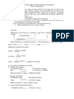 Solucionario Del Examen Parcial de Quimica I