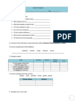 Revisão de Formas Verbais 3.º Ano