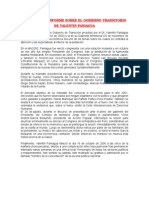 Elaborar Un Informe Sobre El Gobierno Transitorio de Valentin Paniagua