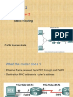 Static Routing: Prof DR Hesham Arafat