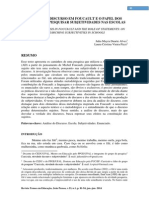 Análise Do Discurso em Foucault e o Papel Dos Enunciados Pesquisar Subjetividades Nas Escolas