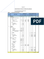 Detailed Estimates of Alternative 3 (Metallic Roll-Up Materials)