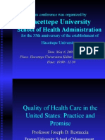 Hacettepe University: School of Health Administration