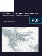 Mihailovic 2014 Paleolit Na Centralnom Balkanu-Libre