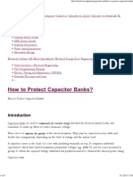 How Protect Capacitor Banks