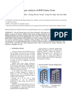 FSI Analysis and Fatigue Analysis of BOP Gantry Crane