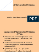 Ecuaciones Diferenciales Ordinarias Teorico