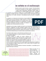 Fourier y Las Señales en El Osciloscopio